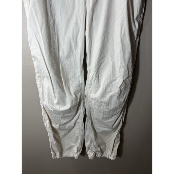 Hollister Adjustable Rise Parachute Baggy Utility Pants Cream Y2K Men XL NEW - Picture 9 of 13
